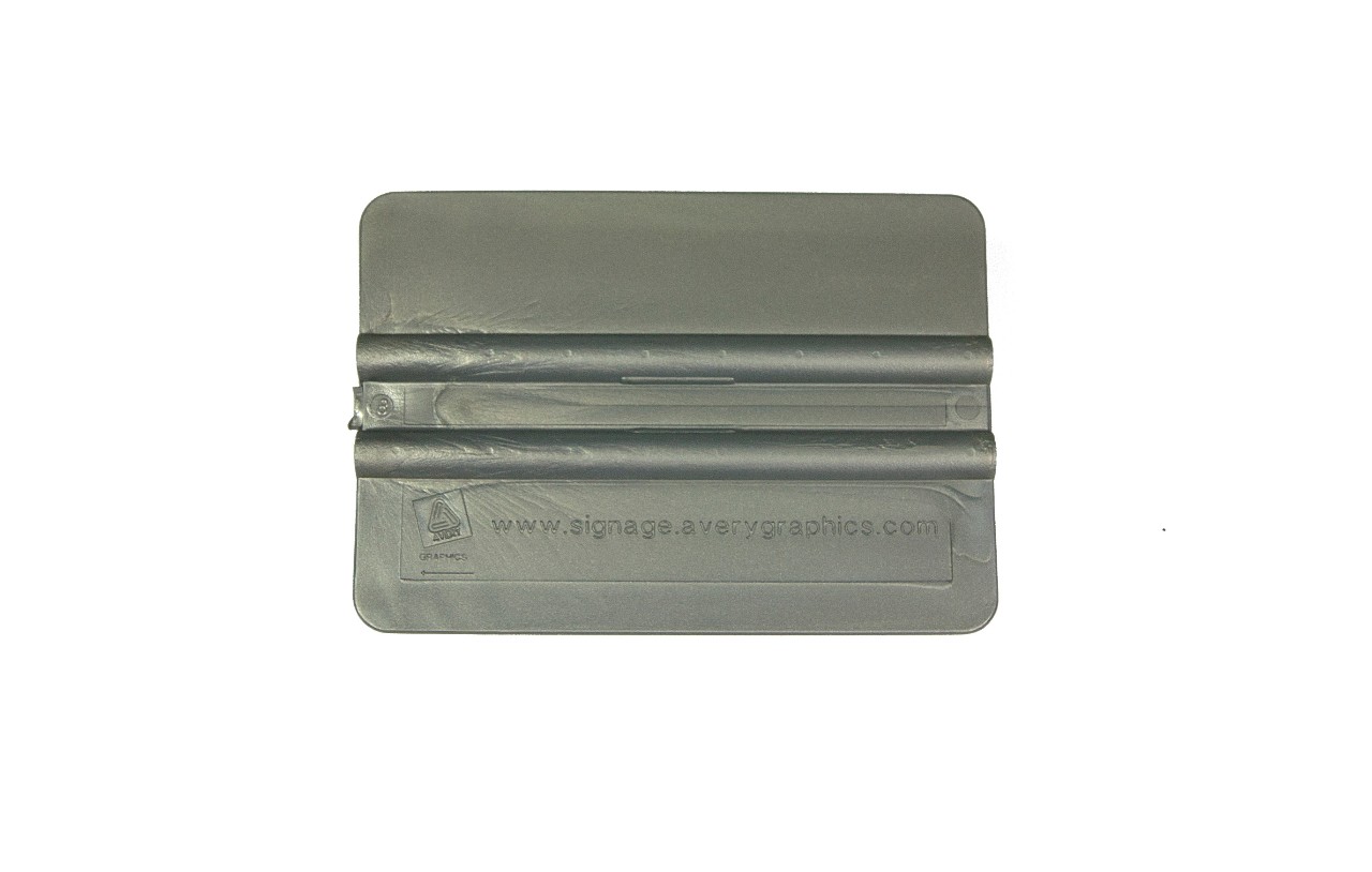 Premium silver vinyl wrap application squeegee